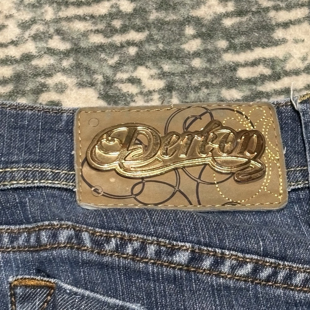 Dercon denim capris Vintage Size 13 Embellished - Picture 2 of 9